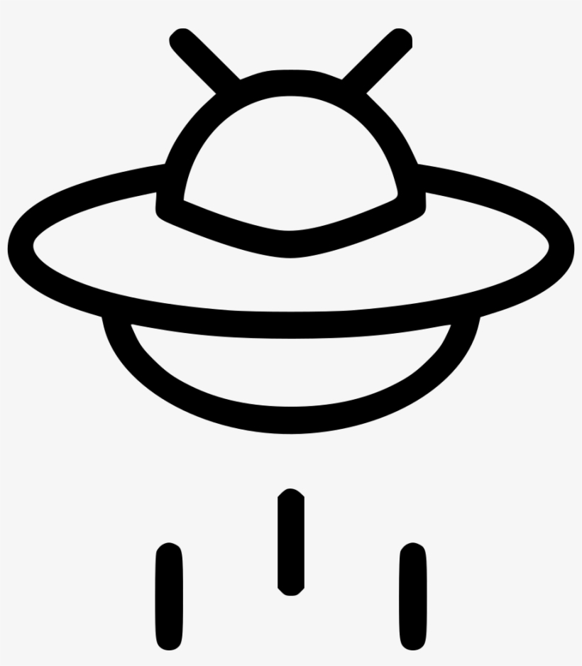 Flying Saucer Ufo Spaceship Alien Space Comments - Flying Saucer, transparent png download
