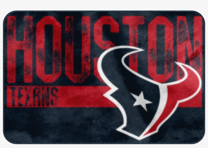 20" X 30" Worn Out Printed Foam Mat - Houston Texans Logo, transparent png download