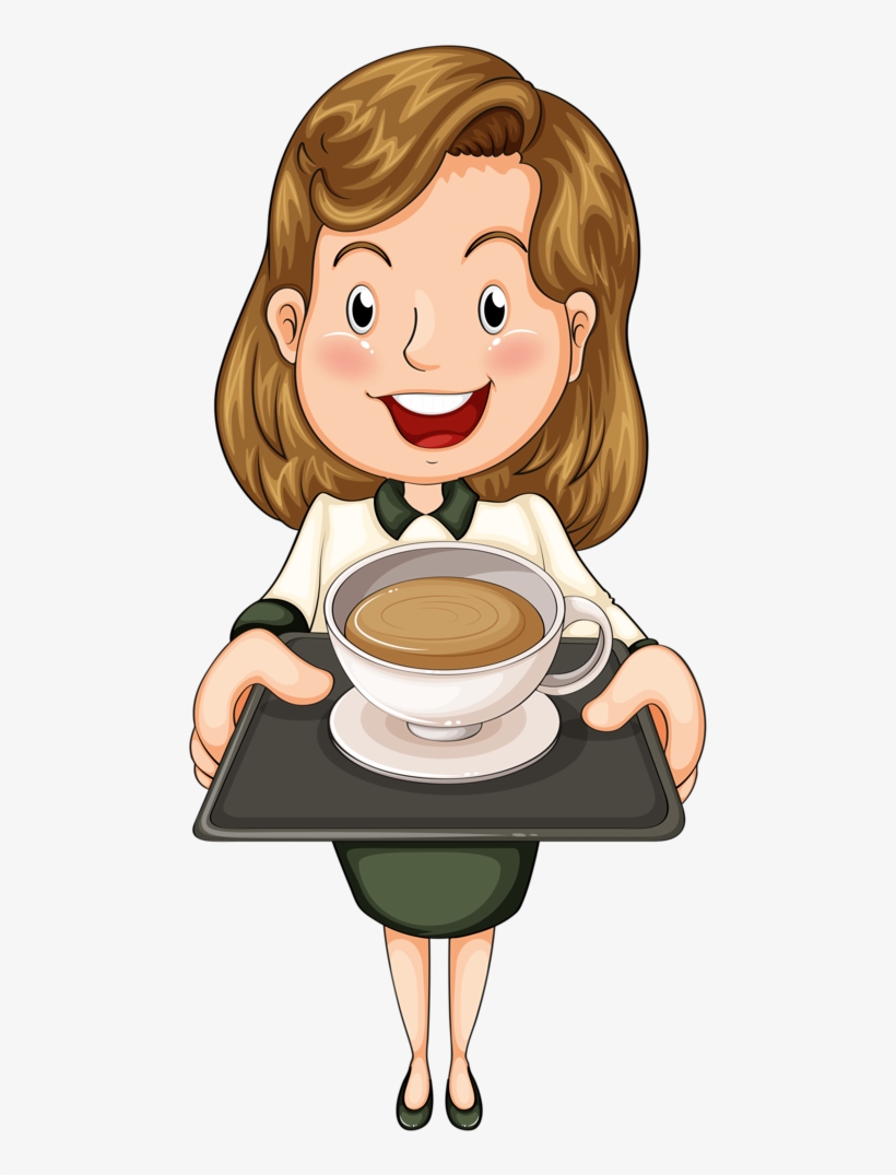 Profissões E Ofícios Coffee Clipart, Happy Mother's - 哈哈 大 笑 圖案, transparent png download