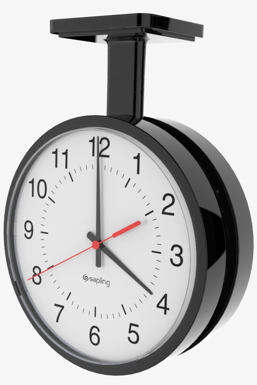 Sapling Analog Double Mount - Standard Analog Clock, transparent png download