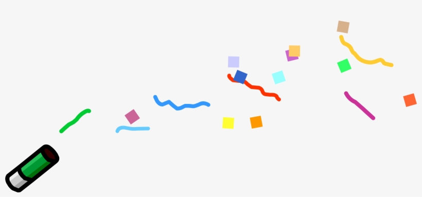 Confetti Blaster Sprite 002 - Club Penguin Confetti, transparent png download