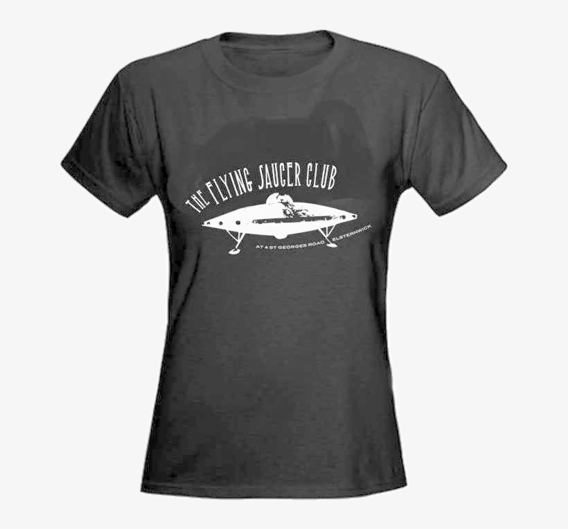 Flying Saucer Club T-shirts Black - Cringey Shirts, transparent png download