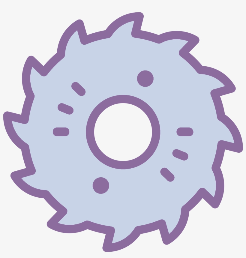 Saw Blade Icon - Icon, transparent png download