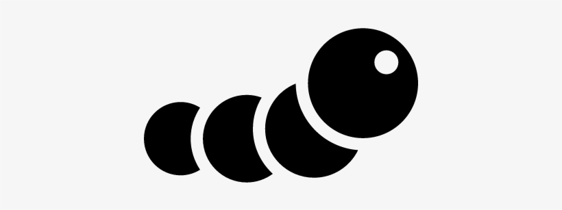 Caterpillar Vector - Oruga Icono, transparent png download