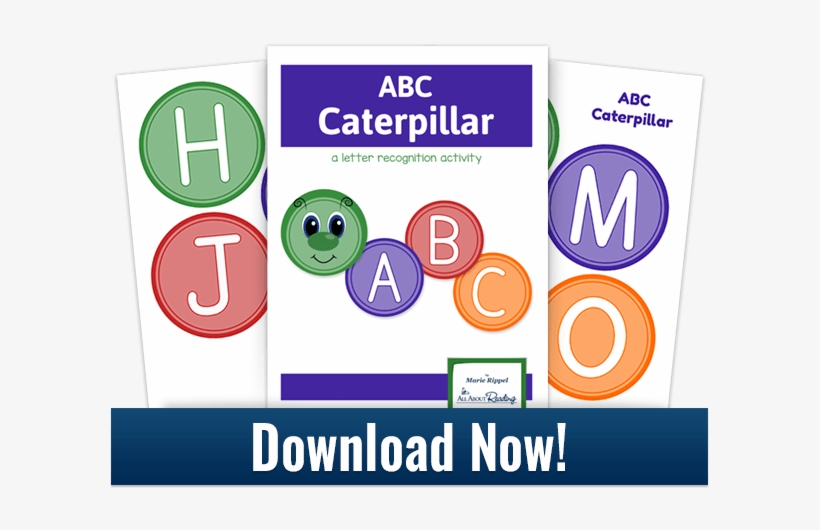 Abc Caterpillar Activity Download Three-page Spread - Preschool, transparent png download