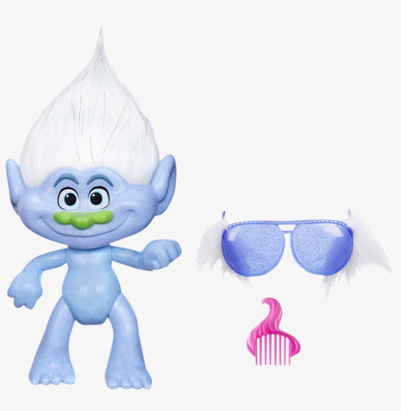 Bestil Glitrende Guy Diamond Figur 33 Cm Trolls Dukker, - Dreamworks Trolls Glitterific Guy Diamond, transparent png download