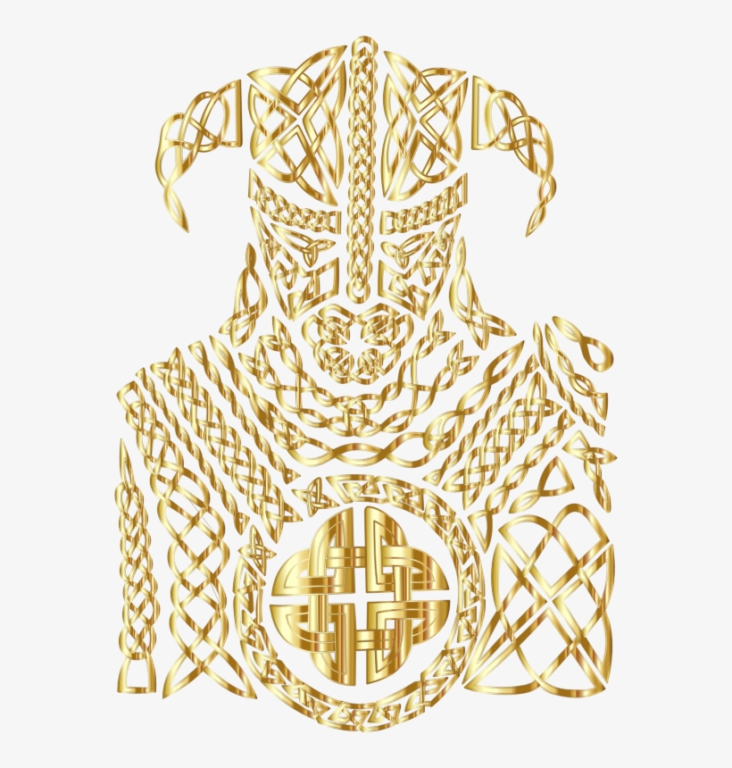 Celtic Knot Viking By 13smok Gold No Bg - Illustration, transparent png download