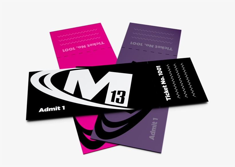 Ticket Printing - Graphic Design, transparent png download