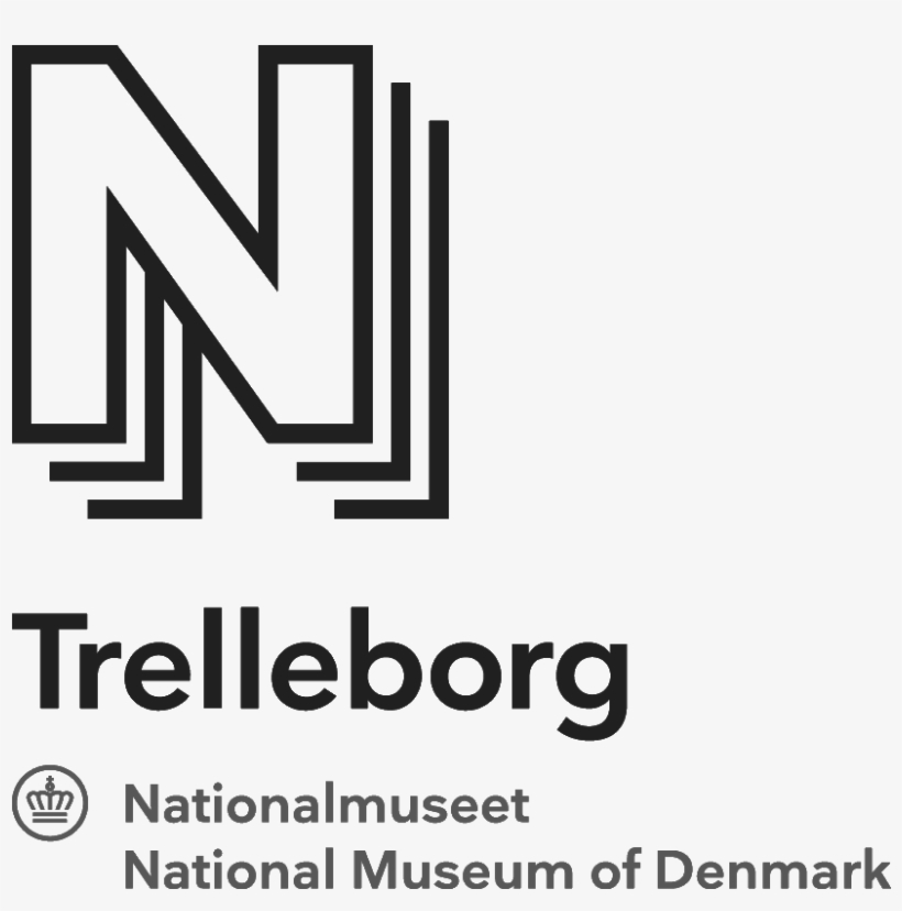 Natmus Trelleborg Vertical Black Rgb - National Museum Of Denmark Logo, transparent png download