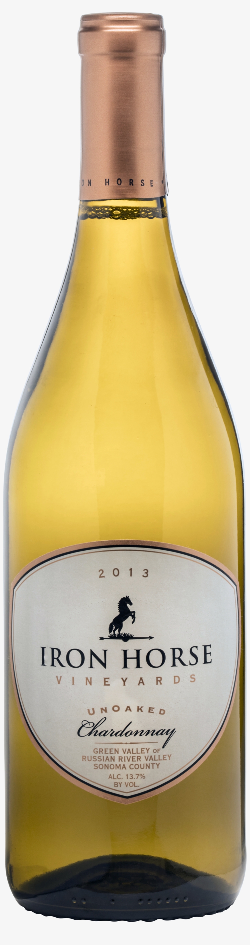Bottle Shots - Iron Horse Unoaked Chardonnay, transparent png download