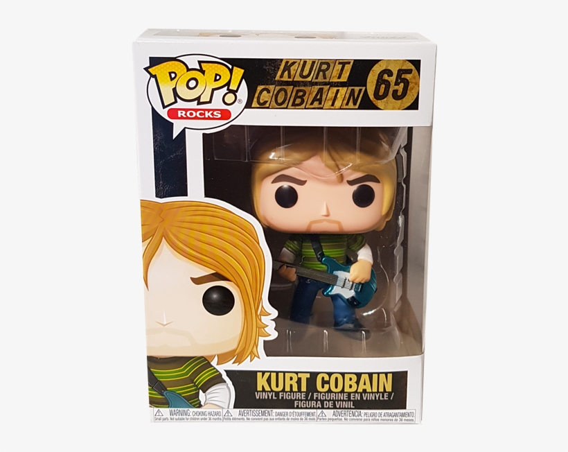 Kurt Cobain Pop Vinyl Figure - Rock Pop Funko, transparent png download