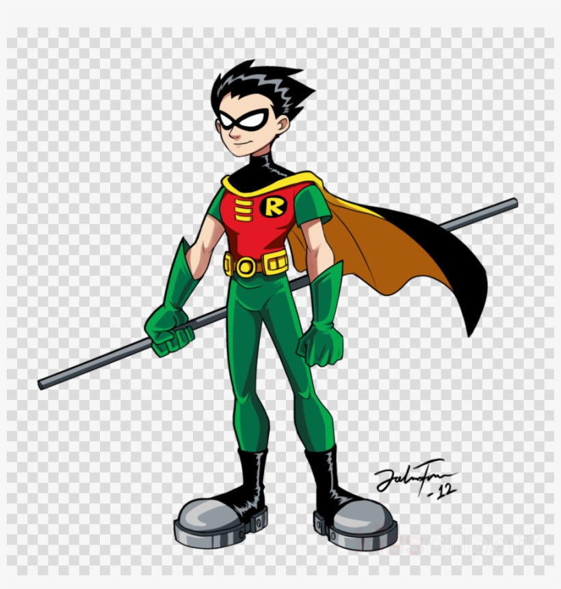 Png Robin Clipart Dick Grayson Robin Tim Drake - Robin Teen Titans Animated, transparent png download