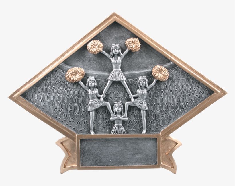 Image - Cheerleader Resin Award, transparent png download