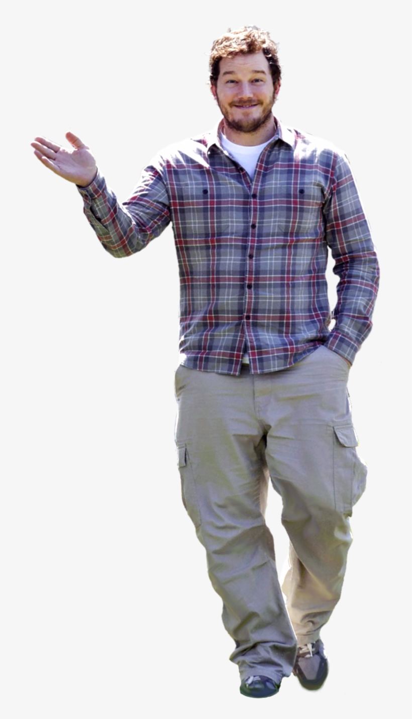 Andy Pratt Chris Pratt As Andy Dwyer On P&r Set - Chris Pratt Transparent Background, transparent png download