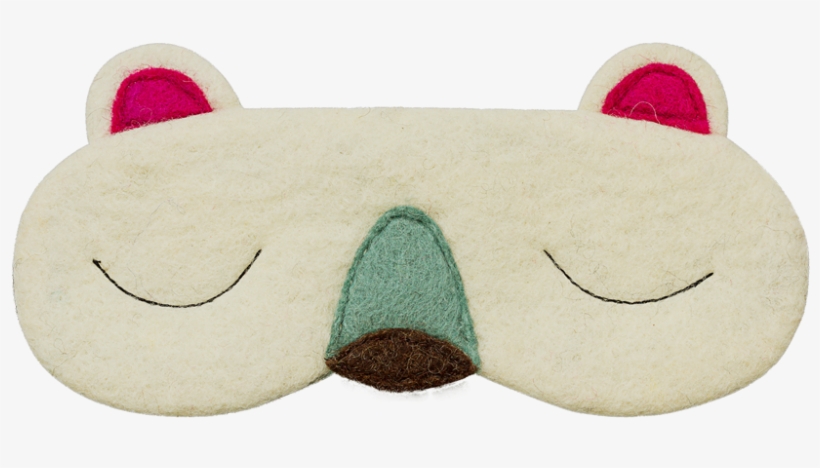 Polar Bear Sleeping Mask - Polar Bear, transparent png download