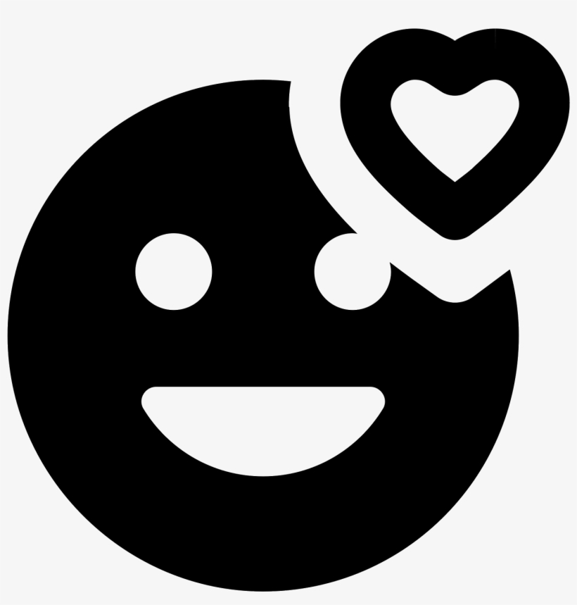 Smiling Face With Heart Icon - Icon, transparent png download