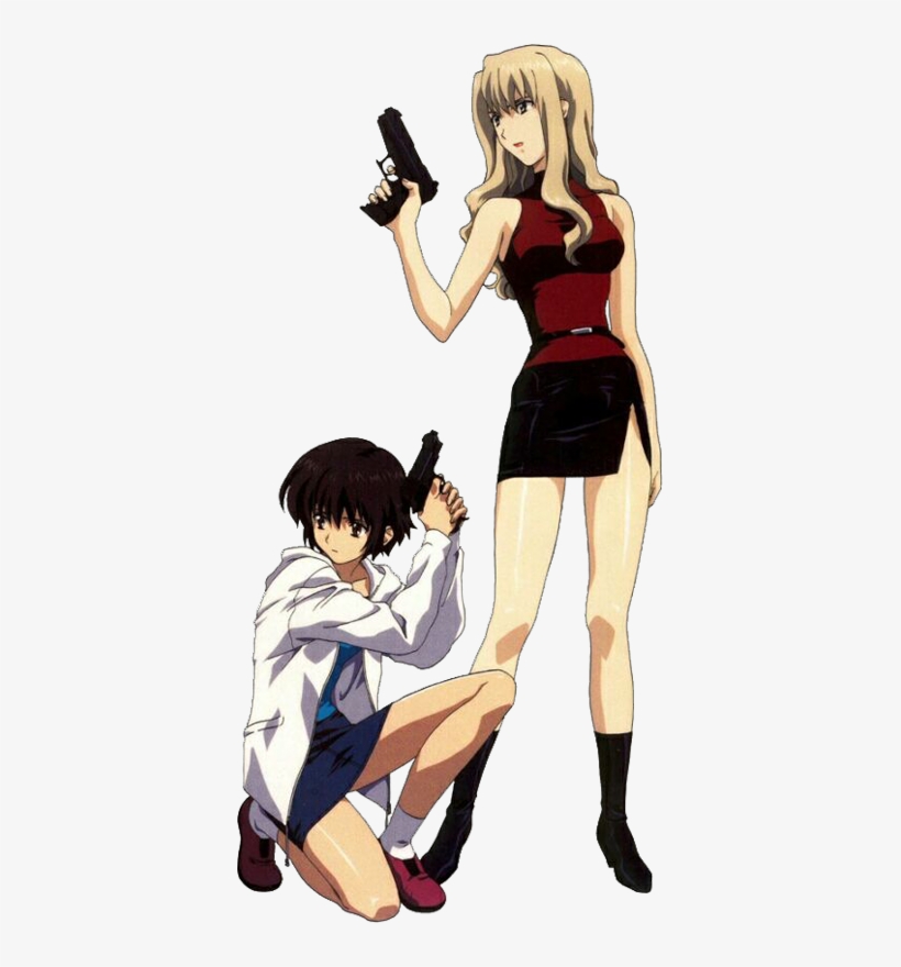 Kirika Yuumura And Mireille Bouquet - Noir Anime, transparent png download