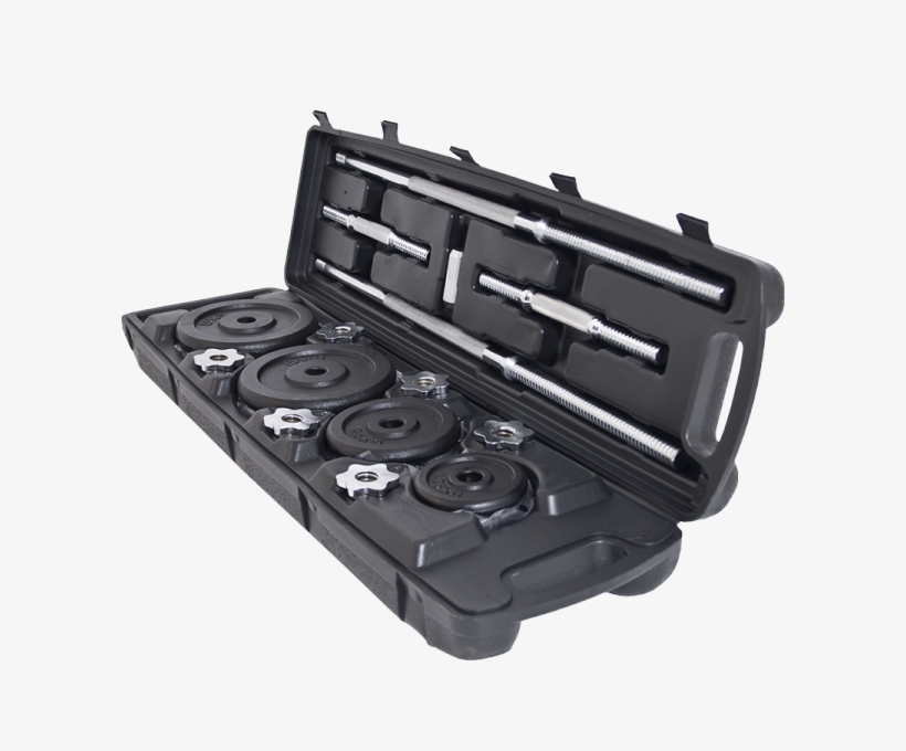 Download Dumbbell Set 50kg Clipart Dumbbell Weight - Dumbbell And Barbell 50kg Set, transparent png download