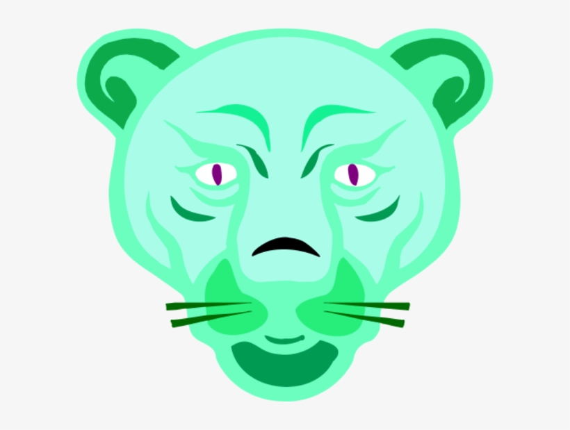Lion Face Clip Art N4 - Lion Head Shower Curtain, transparent png download