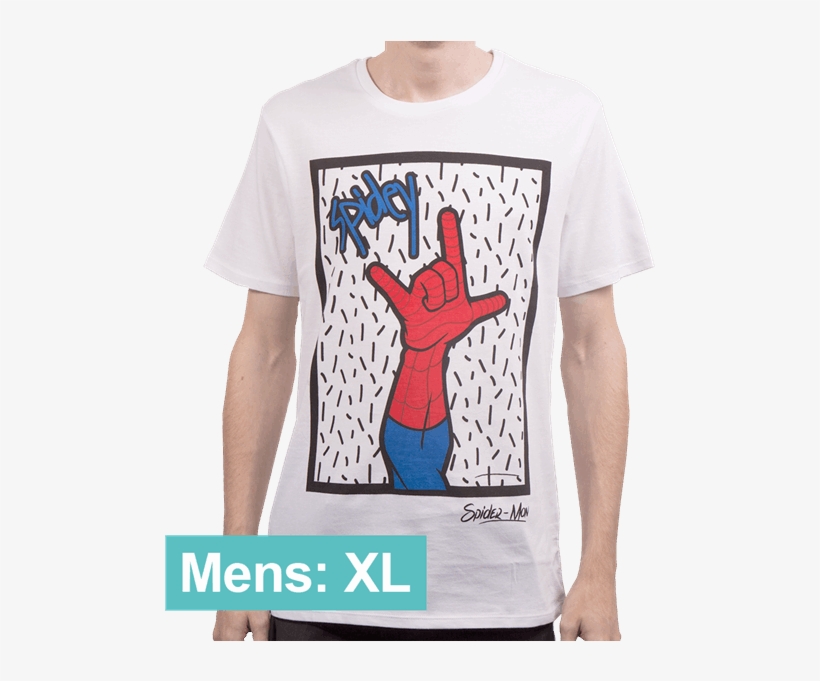 Marvel - Spider Man - Homecoming - Spidey Portrait - Spider Man Mens Tshirt, transparent png download