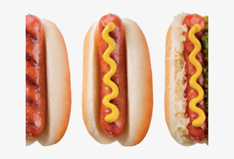 Hot Dog Png Transparent Images - Hot Dog Condiments, transparent png download