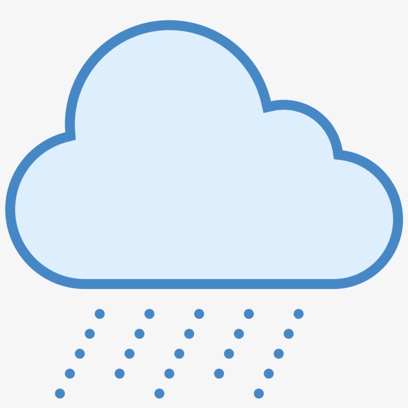 This Is An Image Of A Cloud - Rain, transparent png download