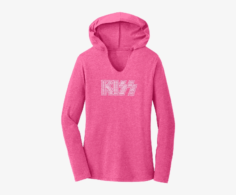 Bling Ladies Triblend Hoodie - Graphic Lines Lightweight Volleyball Hoodie, transparent png download