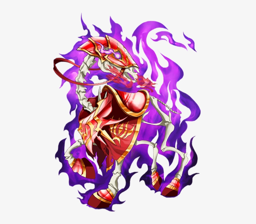 Bone-horse Of Red Fire Transparent - Portable Network Graphics, transparent png download