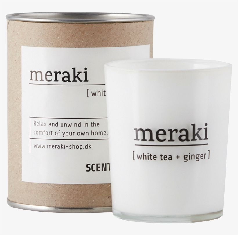 White Tea & Ginger Png Meraki Scented Candle L White Tea & Ginger PNG