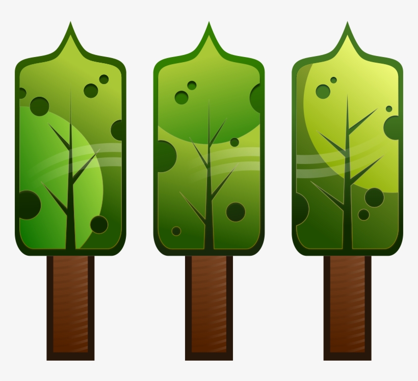 Trees, Including Studies Conducted By Organizations - Desenho De Arvores Estilizada, transparent png download