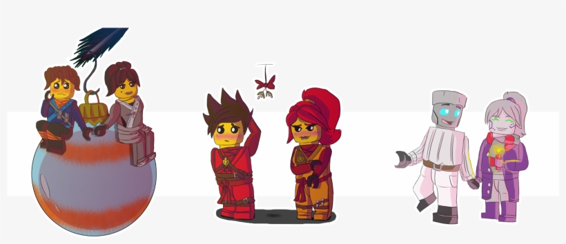Ninjago Christmas/holiday Couples - Ninjago Couples, transparent png download