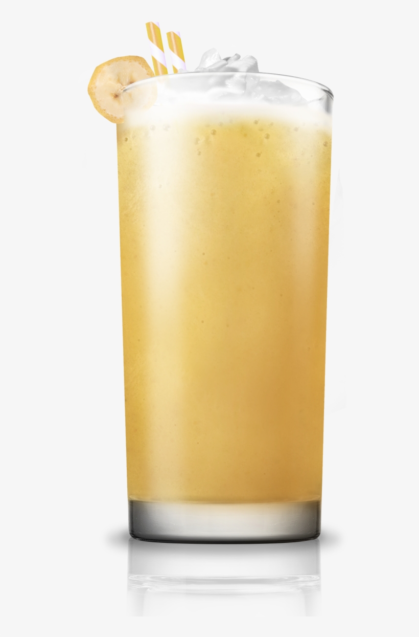 Cocktail Apple Banana Smoothie-1 - Banana Cocktail Png, transparent png download