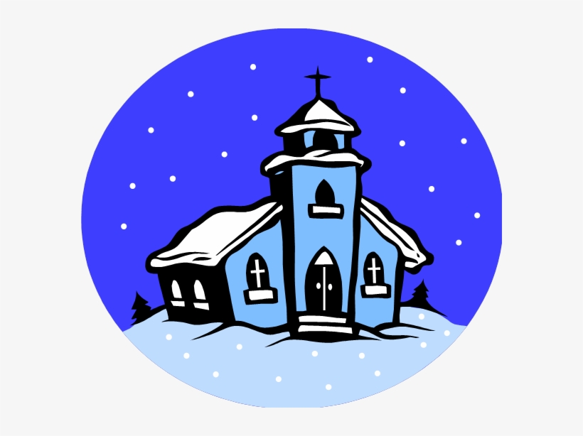 Cancellation - Church Winter Clipart, transparent png download