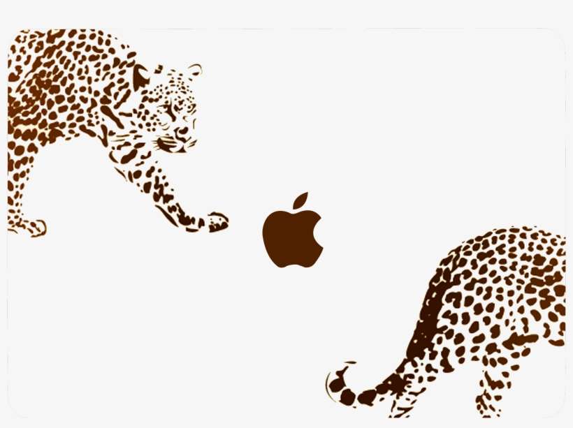 Red Cheetah Print Png Graphic Royalty Free Download - Leopard Sticker, transparent png download