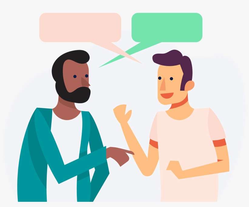 Giving And Receiving Design Feedback - People Talking, transparent png download