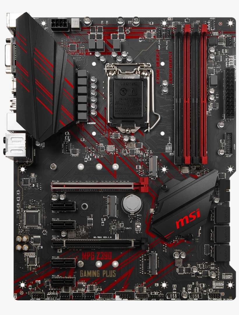 Msi Mpg Z390 Gaming Plus - Msi Z390 Gaming Plus, transparent png download