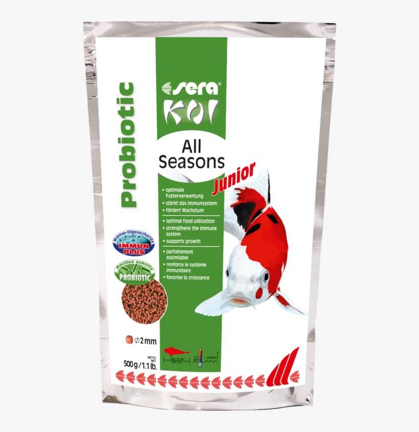 Sera Koi Junior All Seasons Probiotic 500 G - Pond Fish Food Sera Koi Junior All Seasons Probiotic, transparent png download