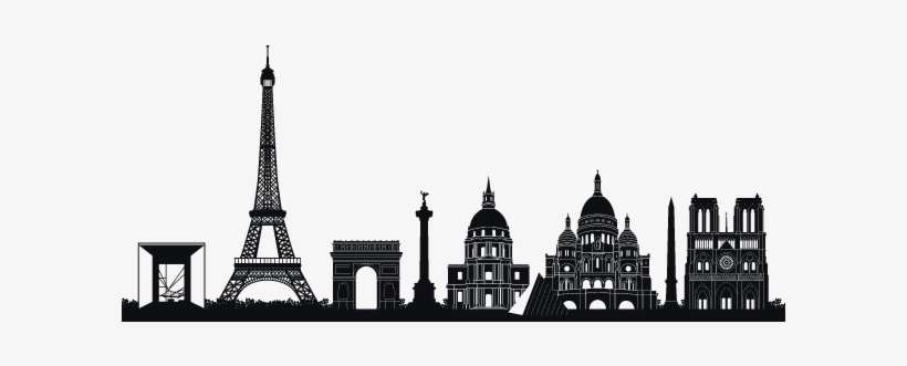 Silueta De Paris Png, transparent png download