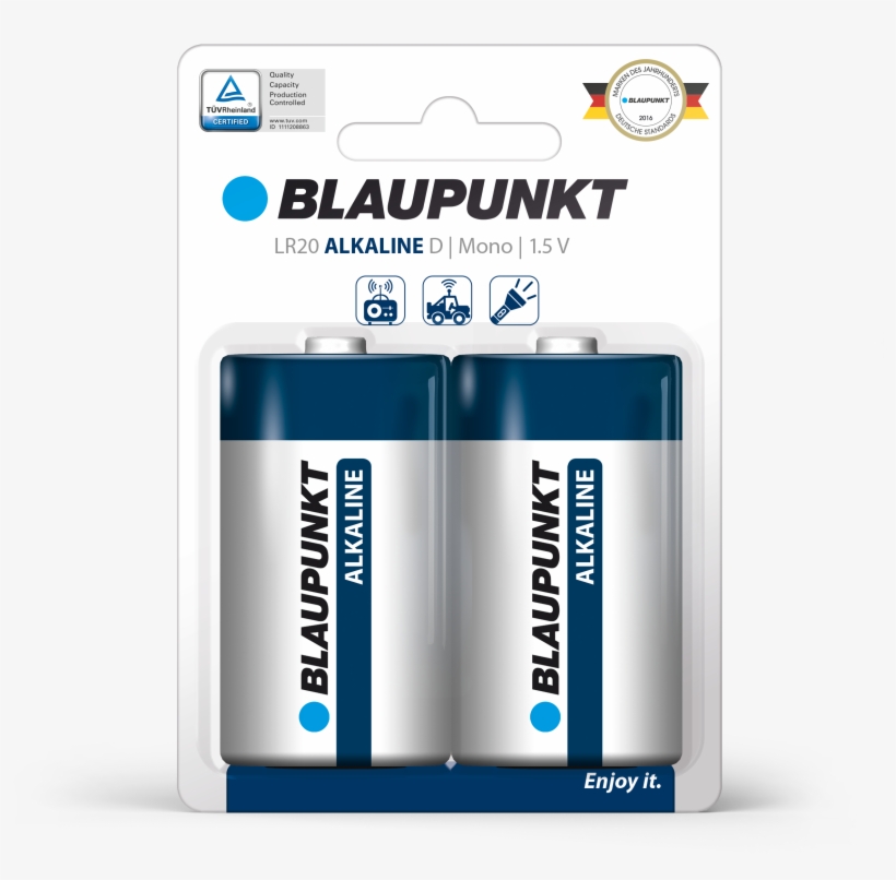 Lr20 Alkaline Battery - Blaupunkt Sa 2500 Starterkit (sa2500), transparent png download
