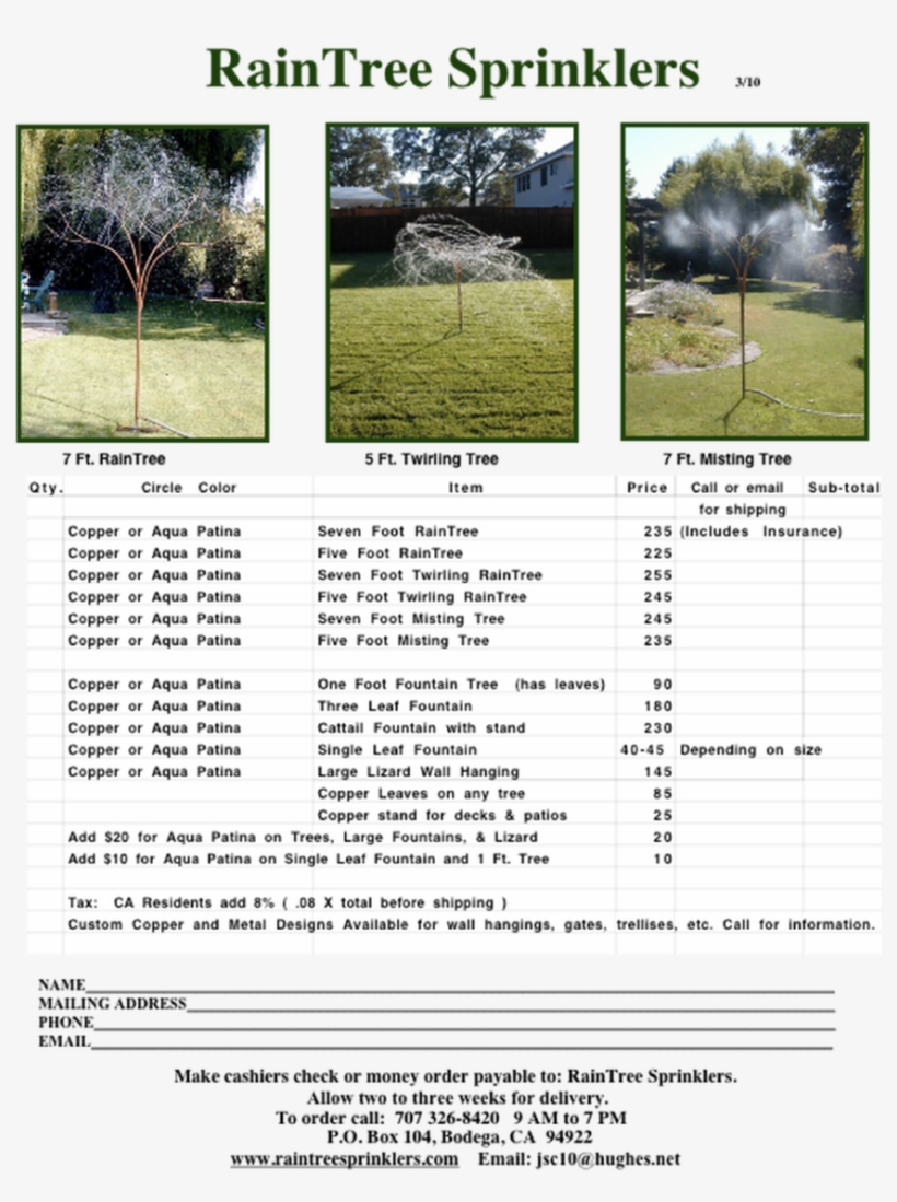 Rain Tree Sprinklers Sprinklers, Garden Art, Garden - Tree, transparent png download