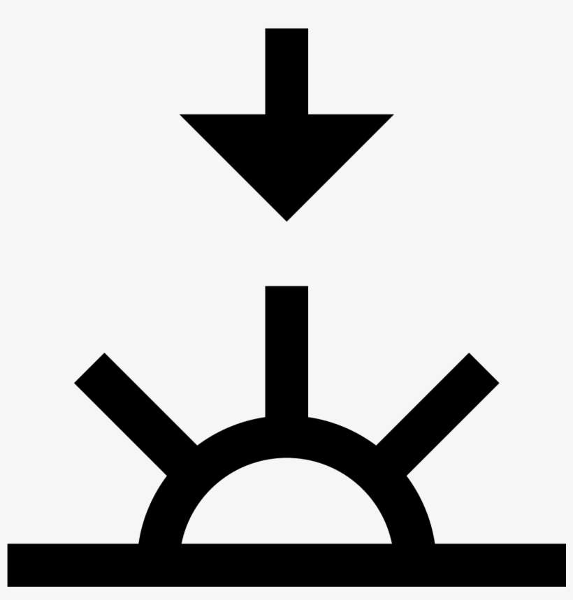 There's A Half Circle With Rays Beaming Off It That - Sun Icon, transparent png download