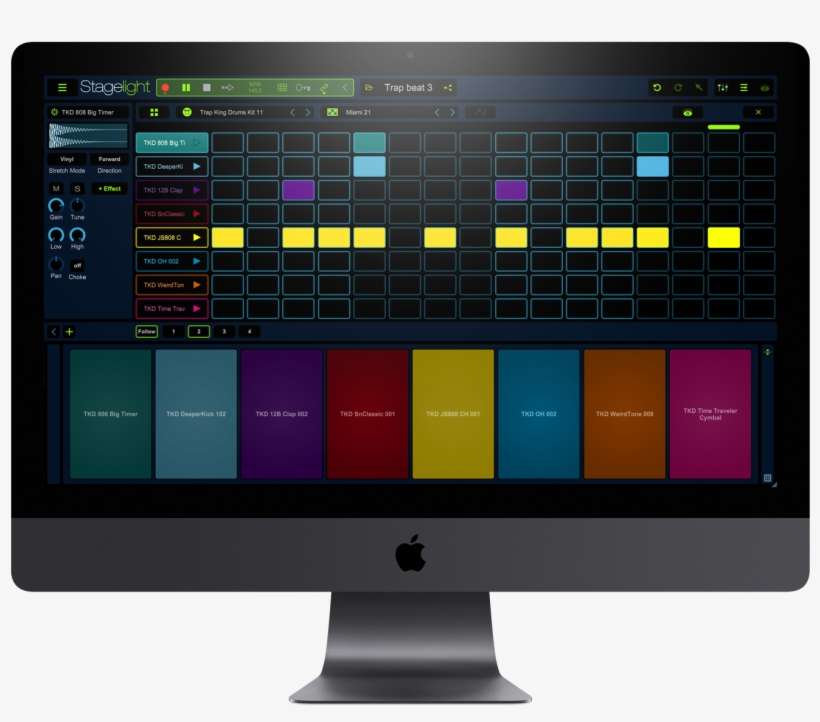 Stagelight 4 Macos Imac Beatmaking - Imac, transparent png download