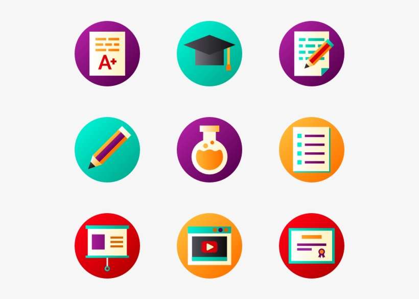 College - Marketing Flat Icon, transparent png download