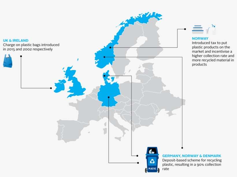 How Can Investors Help Create A Plastics Economy That - Europa Map Gray, transparent png download