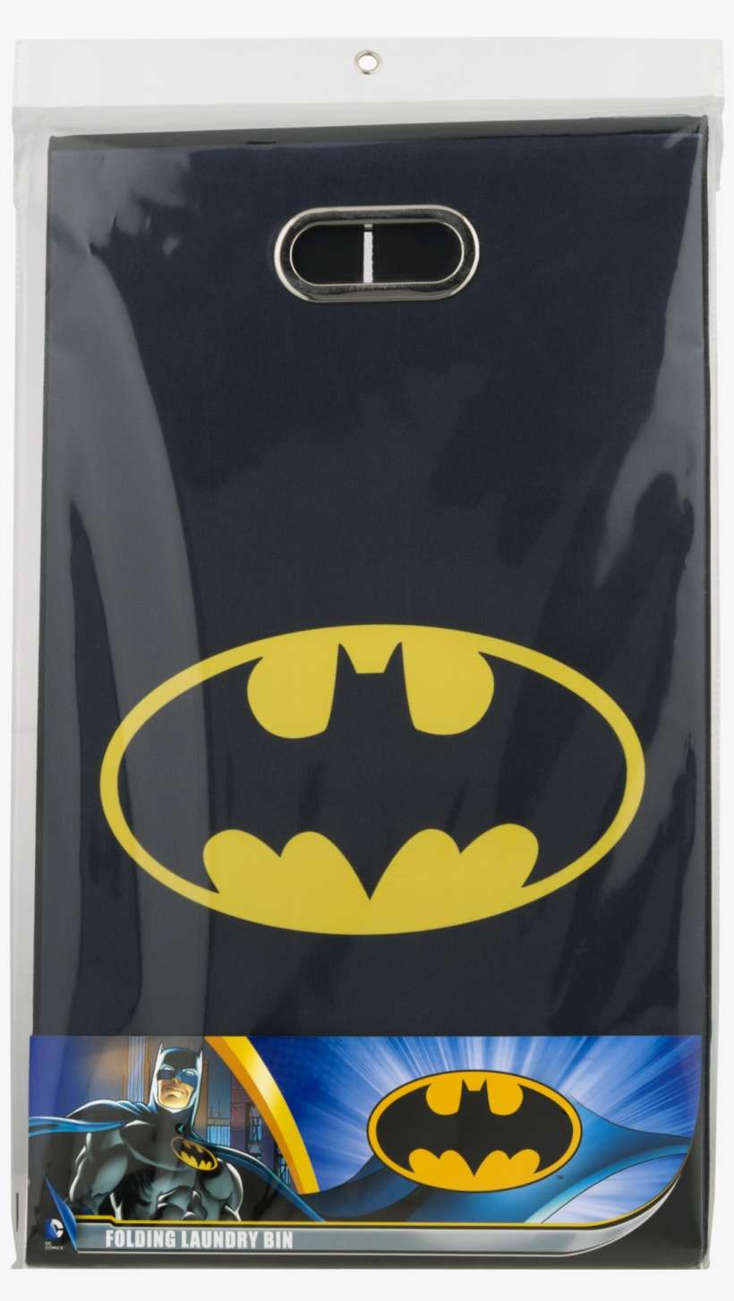Modern Littles Dc Comics Folding Laundry Bin Superman, - Batman Drawstring Cape Backpack, transparent png download