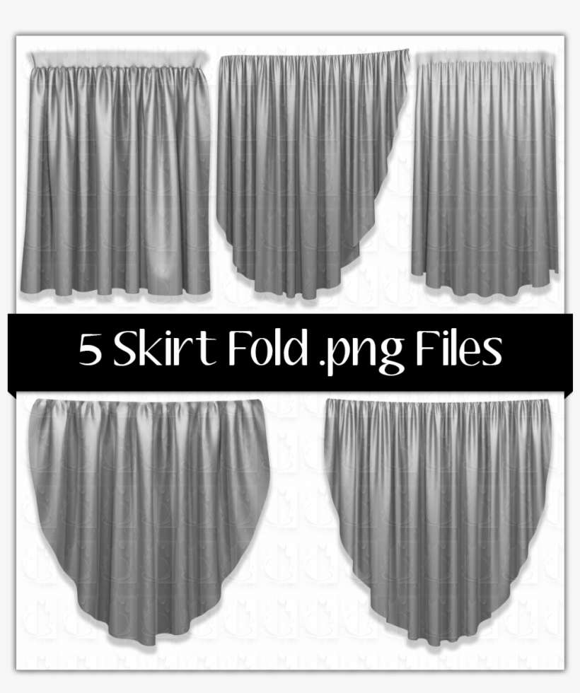5 Skirt Fold Files Pack1 - Skirt Folds Texture, transparent png download