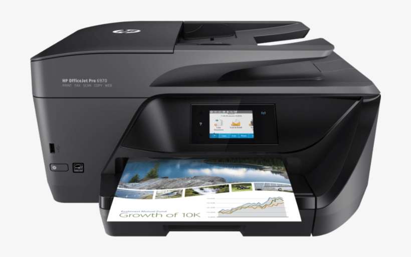 Center Facing - Hp Officejet Pro 6970 Printer, transparent png download