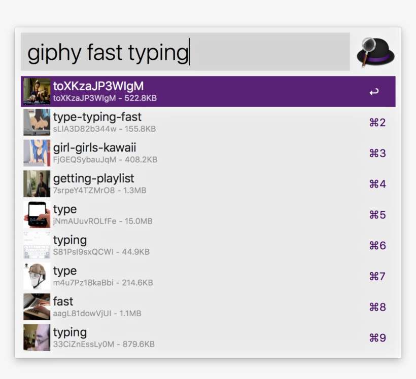 Alfred Giphy Fast Typing - Alfred, transparent png download
