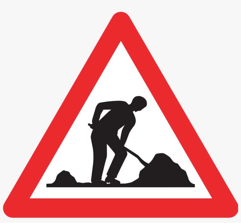 Site, Risk, Warning, Street Sign, Traffic, Regulatory - Men At Work Traffic Sign, transparent png download