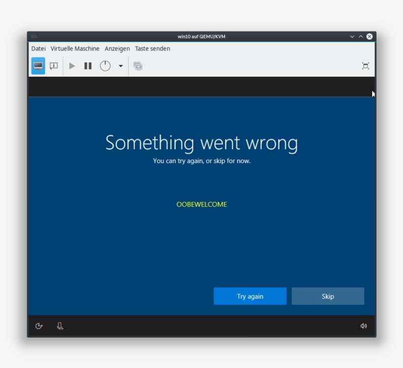 Something Went Wrong 29 Kb - Kvm Windows 10, transparent png download